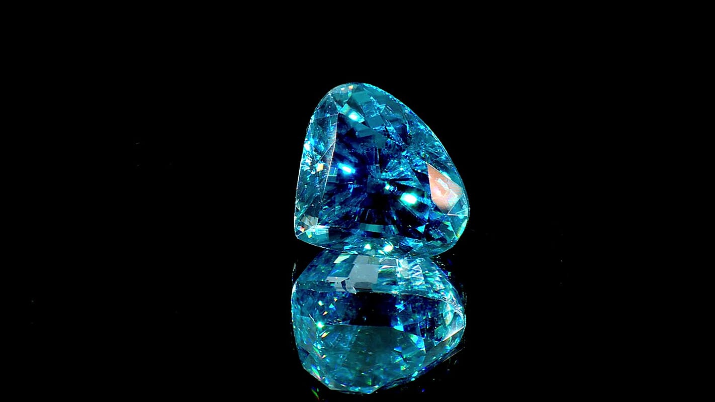 Certified and Appraised AAAA Santa Maria Aquamarine (Pear Free Size) 6.14 ctw 8699556