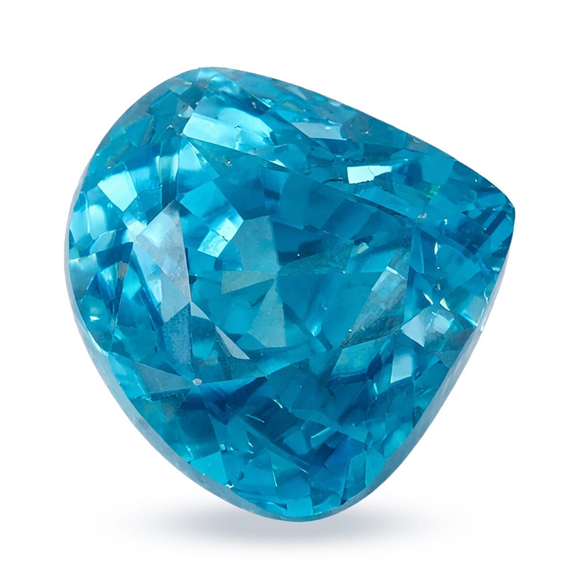 Certified and Appraised AAAA Cambodian Blue Zircon (Fancy Free Size) 8.30 ctw