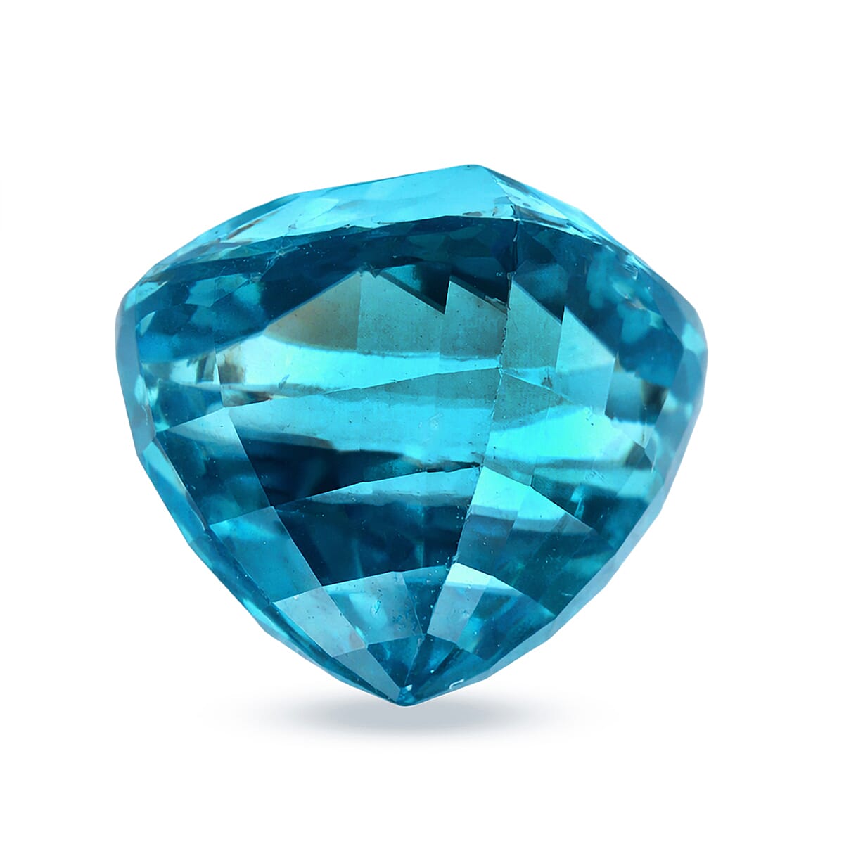 Certified and Appraised AAAA Cambodian Blue Zircon (Fancy Free Size) 8.30 ctw