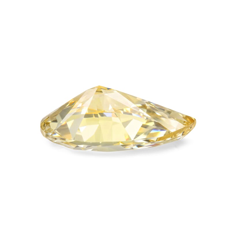Yellow Diamond (VS2) (Pear 5x4mm) 0.53 ctw