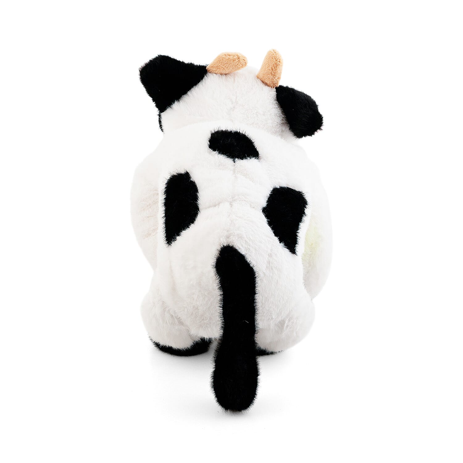 Black and White Calm-Panion Pets Weighted Cow Plush