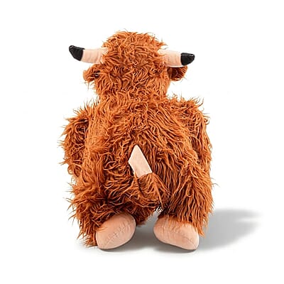 Brown Calm-Panion Pets Weighted Highland Cow Plush