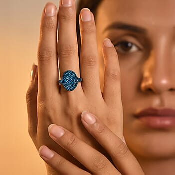 Lab Grown Blue Diamond / 10 - Product card gallery slide 3 (10312025669945)
