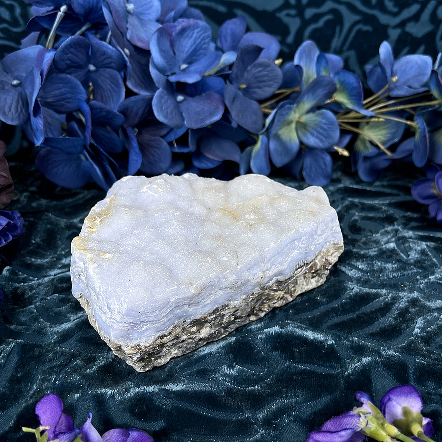 Natural Blue Lace Sugar Agate 5-6 Approx 3270ctw