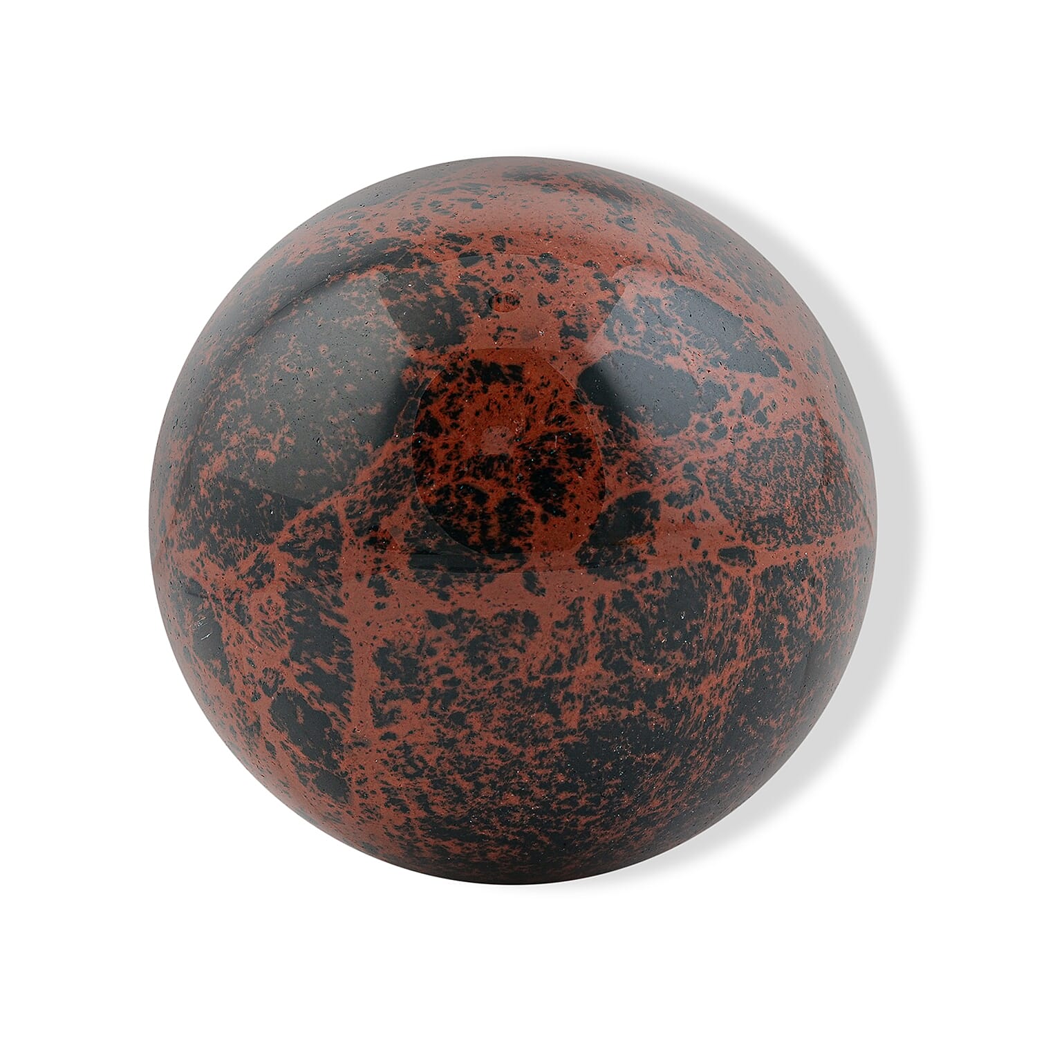 Obisidian Mahogany Sphere 3-3.5 Approx 2950ctw