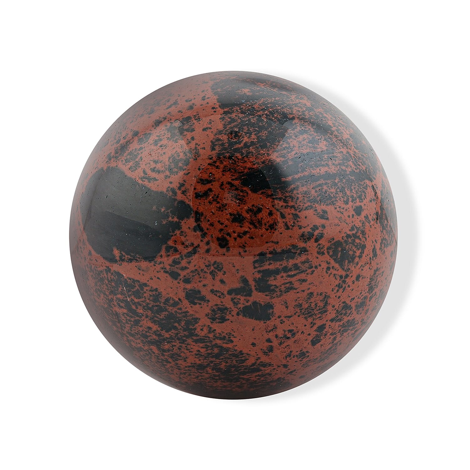 Obisidian Mahogany Sphere 3-3.5 Approx 2950ctw