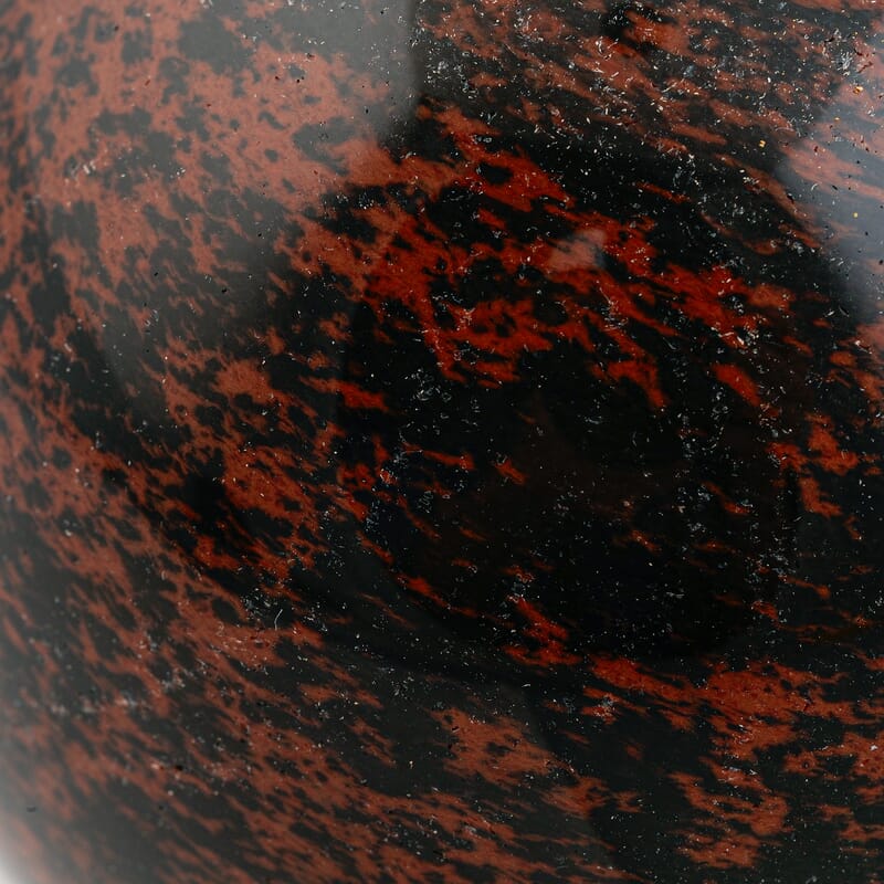 Obisidian Mahogany Sphere 2.5-3 Approx 2380Ctw