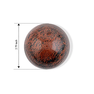 Obisidian Mahogany Sphere 2.5-3 Approx 2380ctw