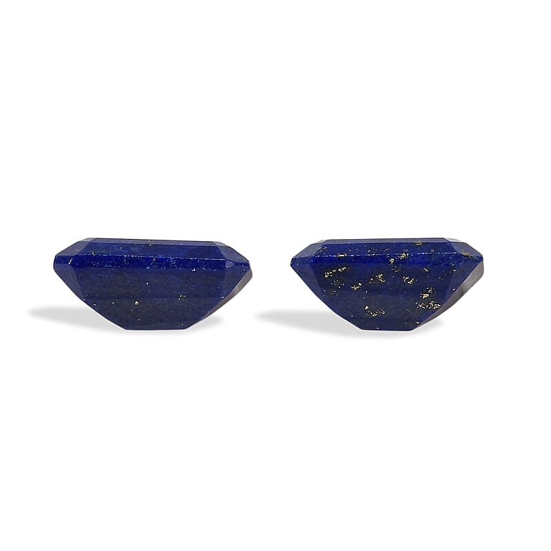 AA Lapis Lazuli Set of 2 (Oct 6x4 mm) 0.83 ctw