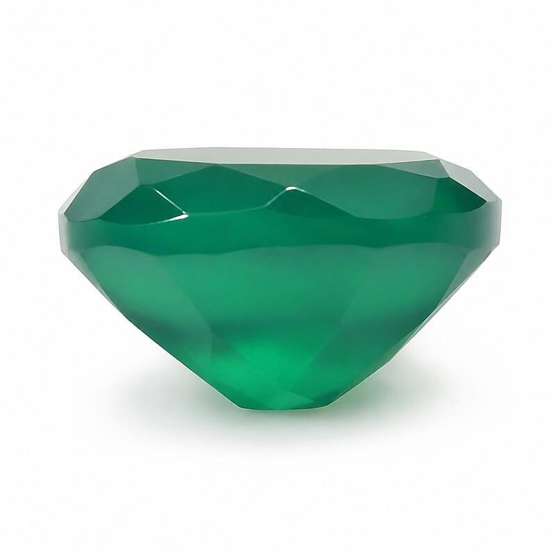 Green Onyx (Ovl 10x8 mm) 2.08 ctw