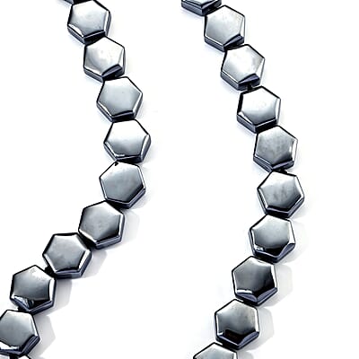 Terahertz 400.00 ctw Beaded Necklace in Stainless Steel 18-20 Inches