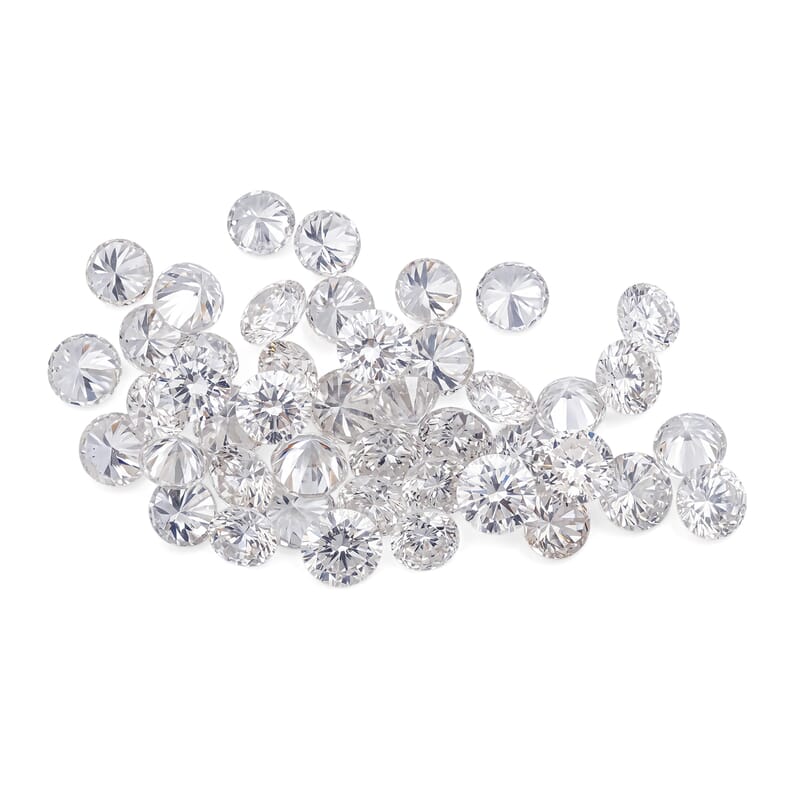 Diamond (G, SI1) (Rnd 3.1-3.4mm) 7.39 ctw