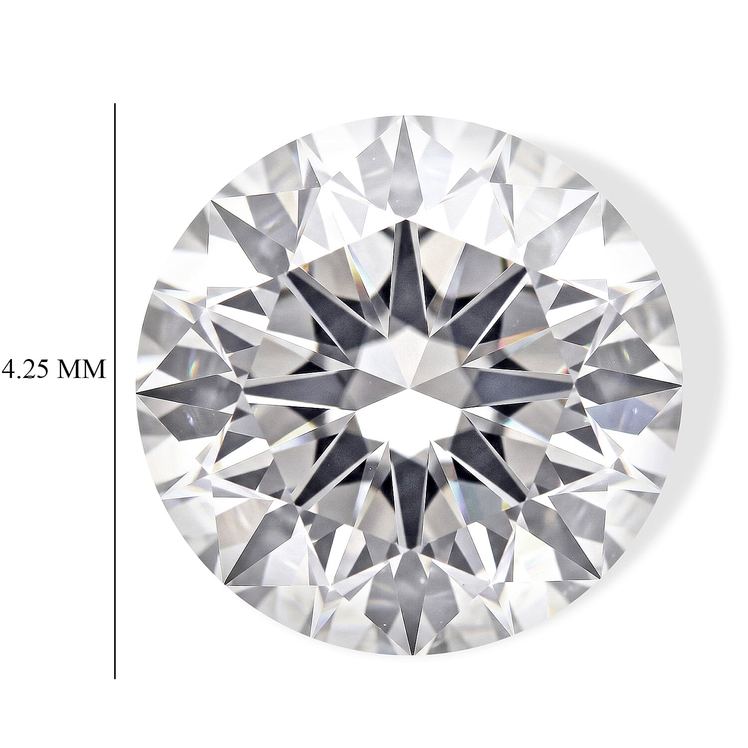 Diamond (E, VVS-2) (Rnd 4.25mm) 0.22 ctw