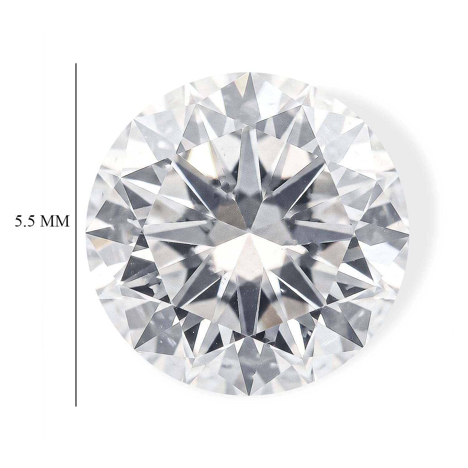 Diamond (I, SI2) (Rnd 5.5mm) 0.66 ctw