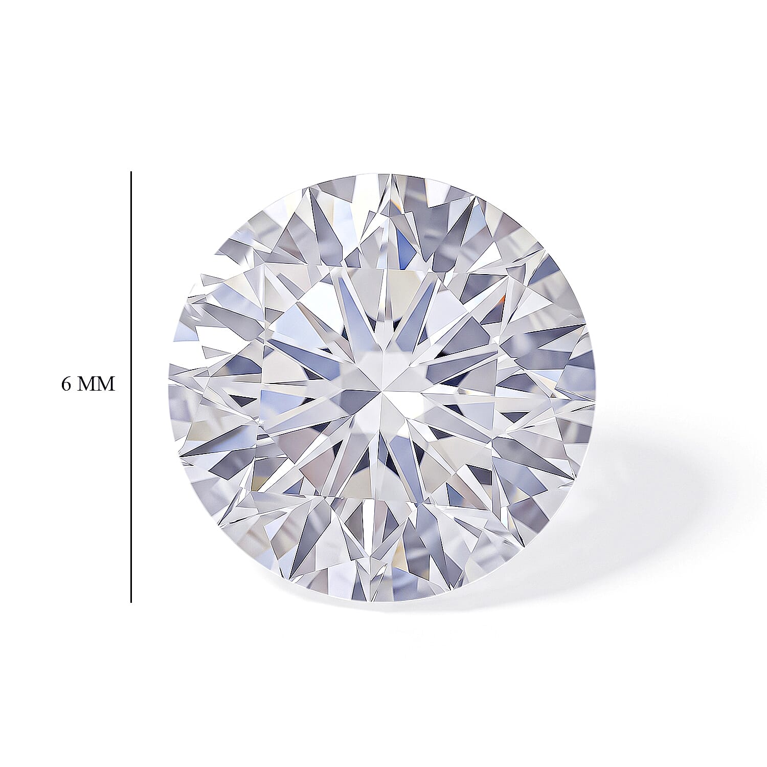 Diamond (H, SI2) (Rnd 6mm) 1.00 ctw