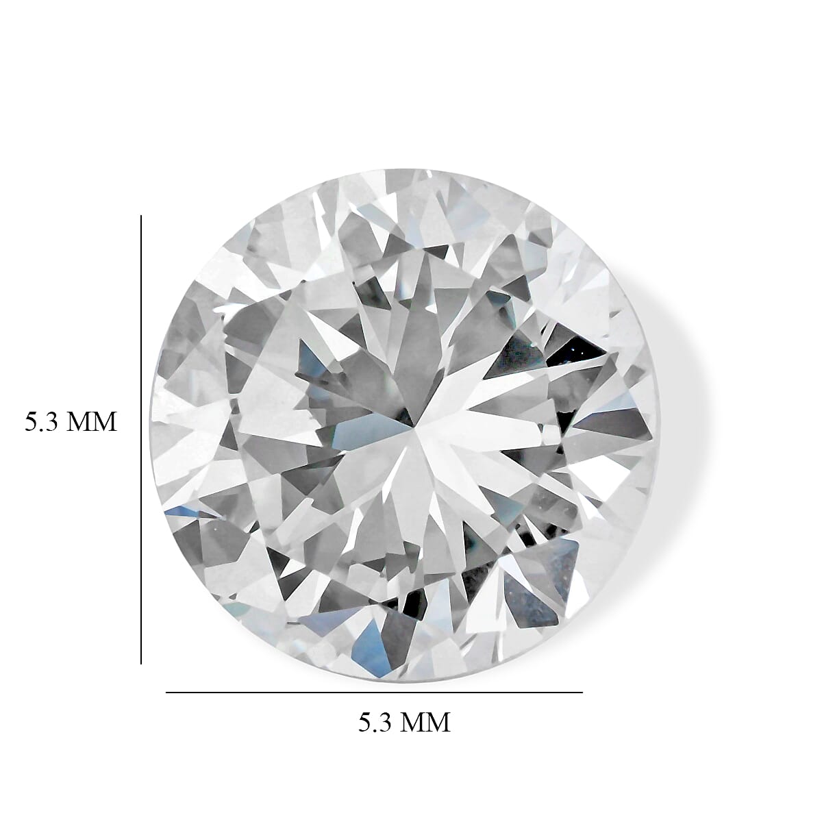 Diamond (H, VS2) (Rnd 5.3mm) 0.79 ctw