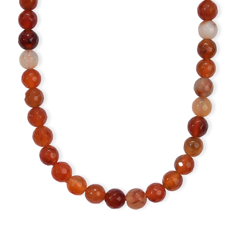 Carnelian 172.00 ctw Beaded Necklace 15 Inches