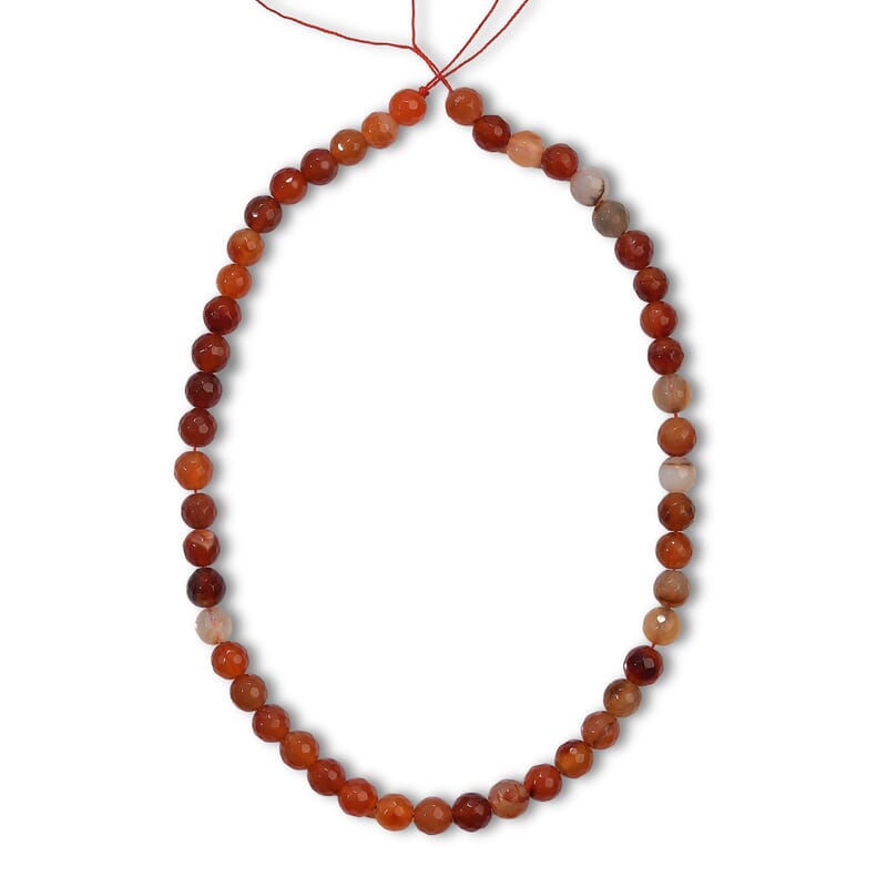 Carnelian 172.00 ctw Beaded Necklace 15 Inches