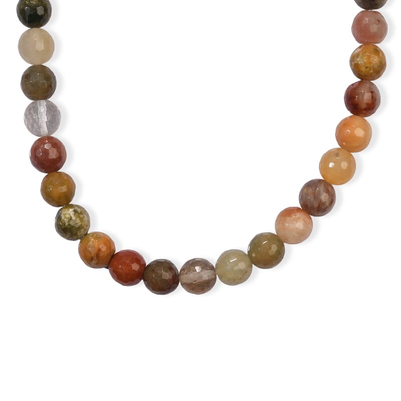 GCS Multi Rutilated Quartz 204.00 ctw Beaded Necklace 15 Inches