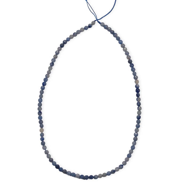 GCS Blue Aventurine 48.25 ctw Beaded Strand 15 Inches