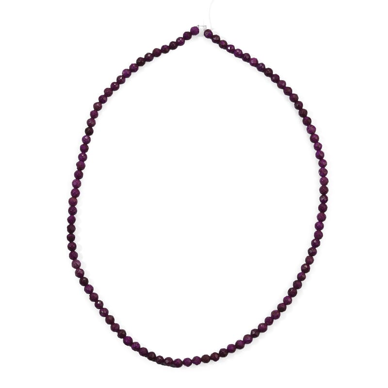 GCS Mojave Purple Turquoise 47.50 ctw Beaded Strand 15 Inches