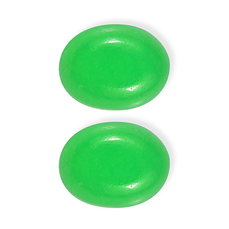 Green Jade (Ovl 8x6 mm) 0.86 ctw