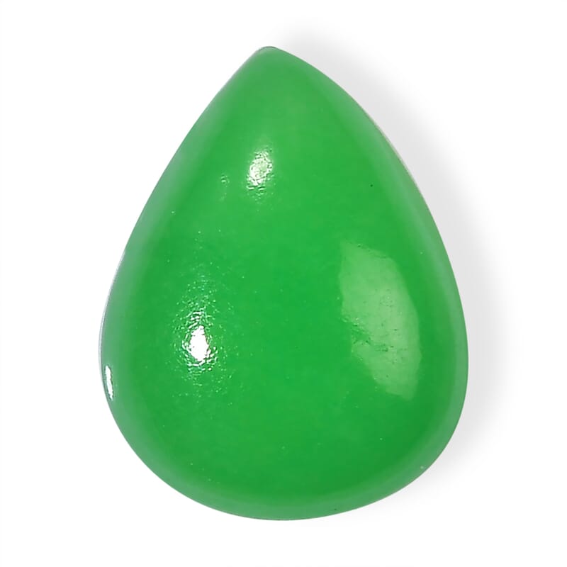 Green Jade (D) (Pear 10x8 mm) 2.18 ctw