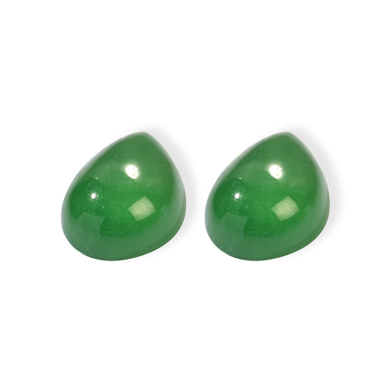AA Green Jade (D) (Pear 12x8 mm) 3.42 ctw