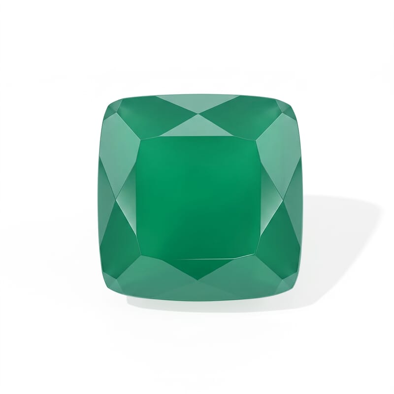 AA Green Onyx (Cush 8x8 mm) 1.88 ctw