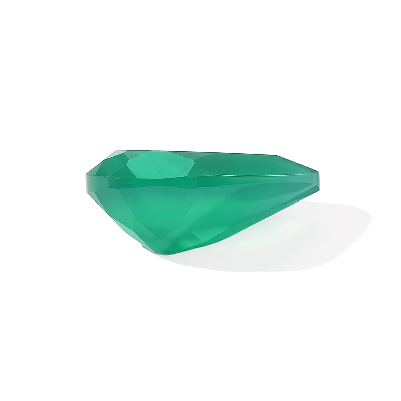 Green Onyx Set of 2 (Pear 9x6 mm) 1.94 ctw