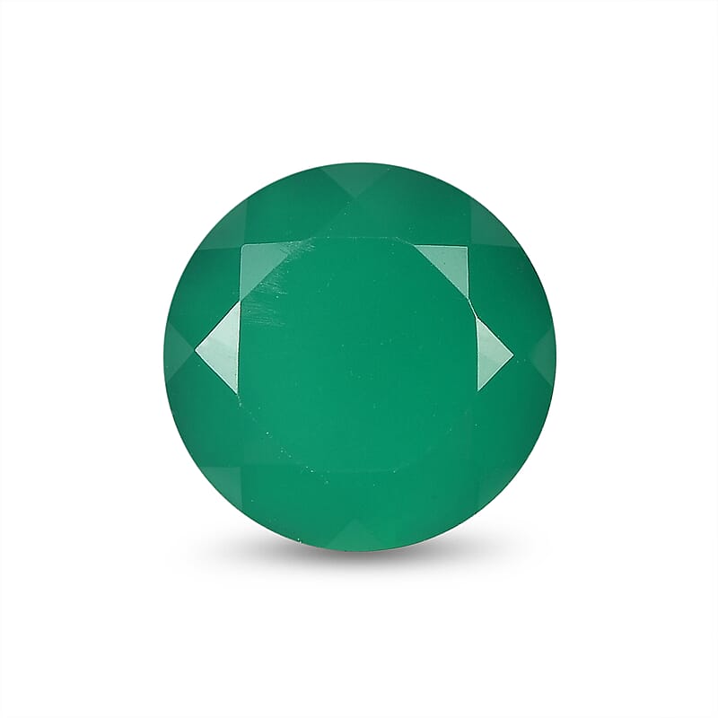 Green Onyx (Rnd 10 mm) 2.89 ctw