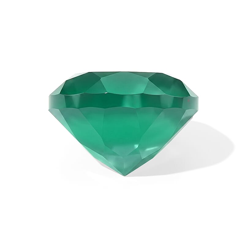 Green Onyx (Rnd 10 mm) 2.89 ctw