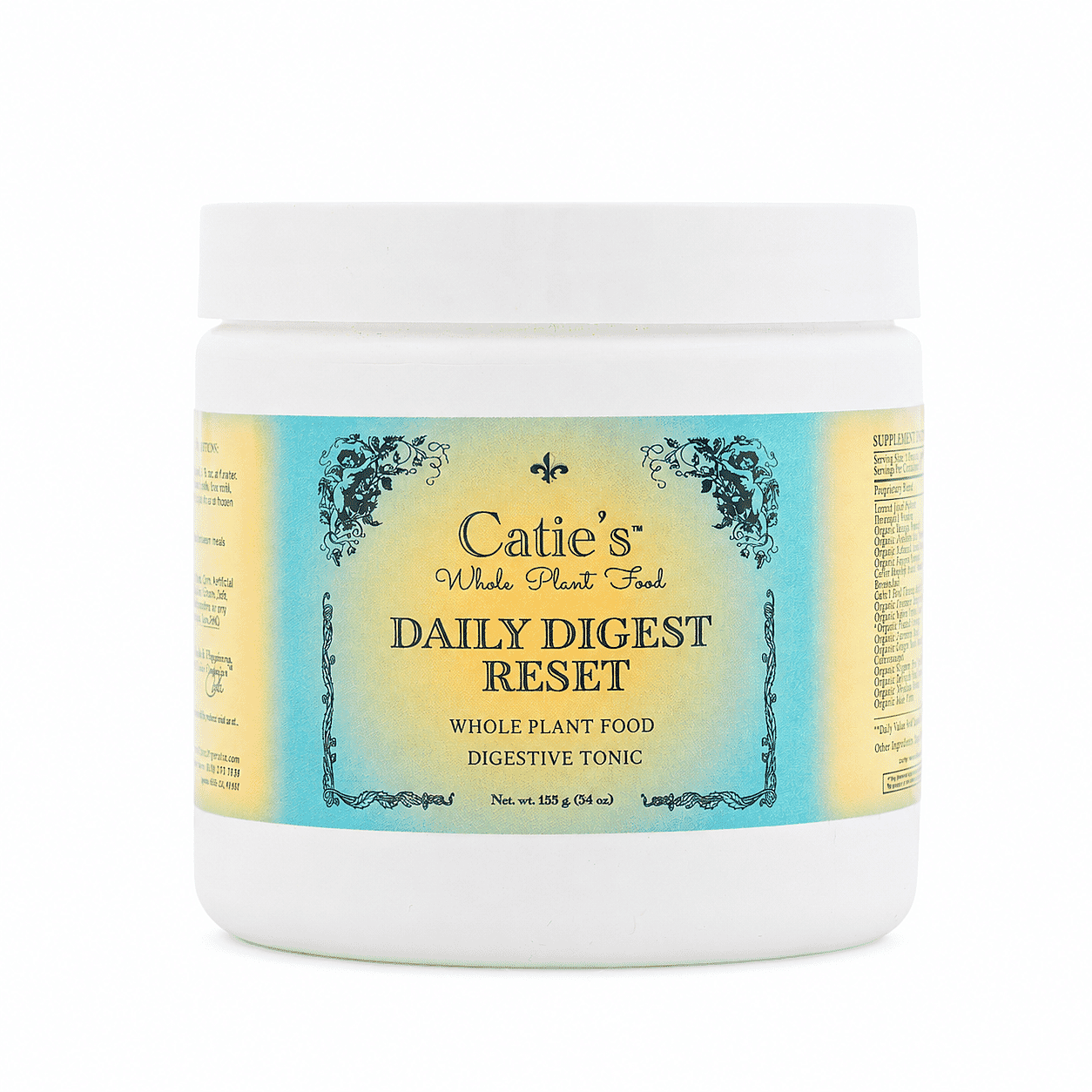 Catie's Whole Plant Food Daily Digest Reset Supplement (5.4oz) Made in USA