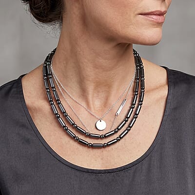 Terahertz 250.00 ctw Beaded Stretch Necklace