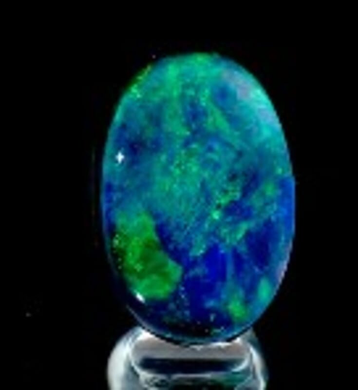 AAAA Australian Black Ridge opal (Ovl Free Size) 0.70 ctw