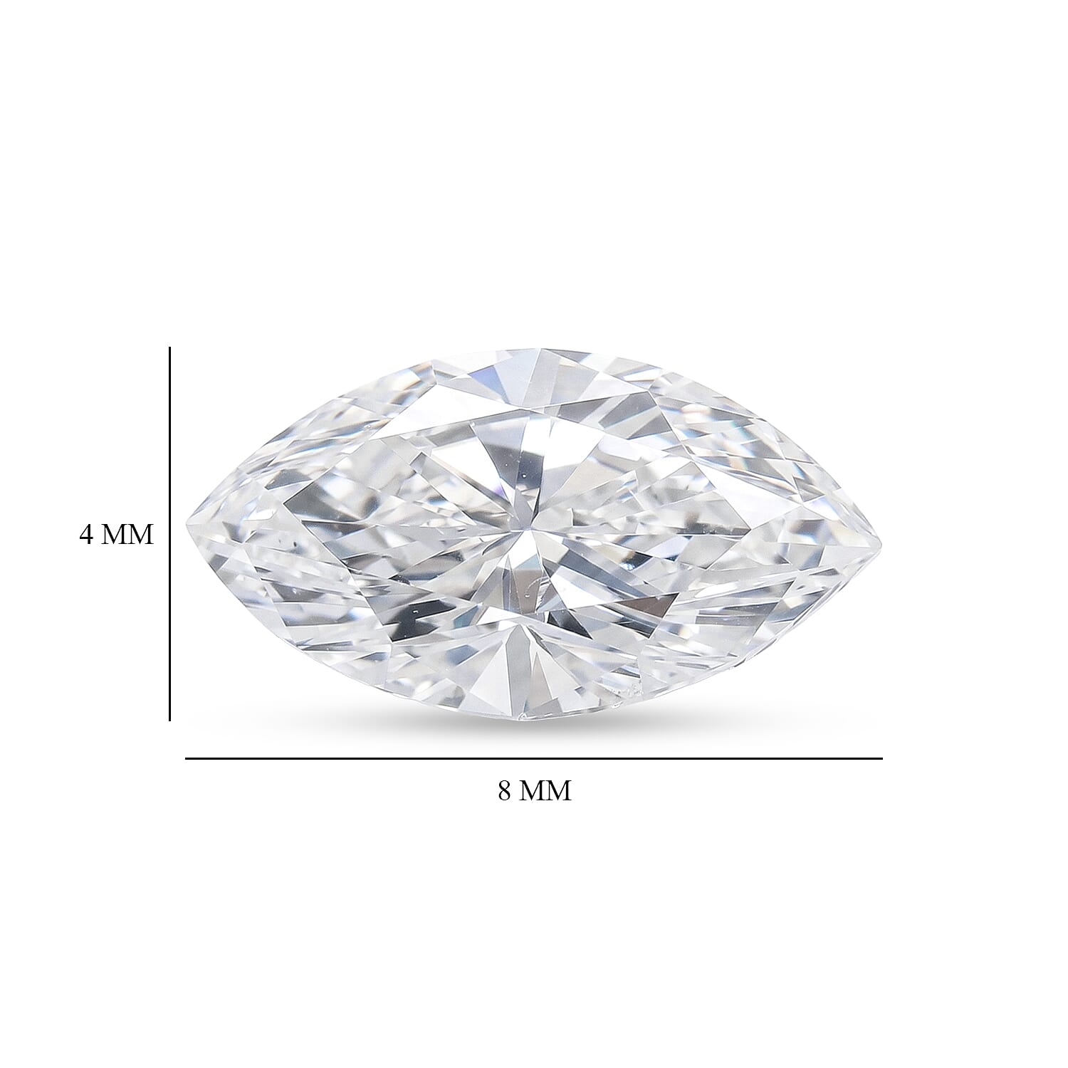 Diamond (D, SI1) (Mrq 8x4mm) 0.56 ctw
