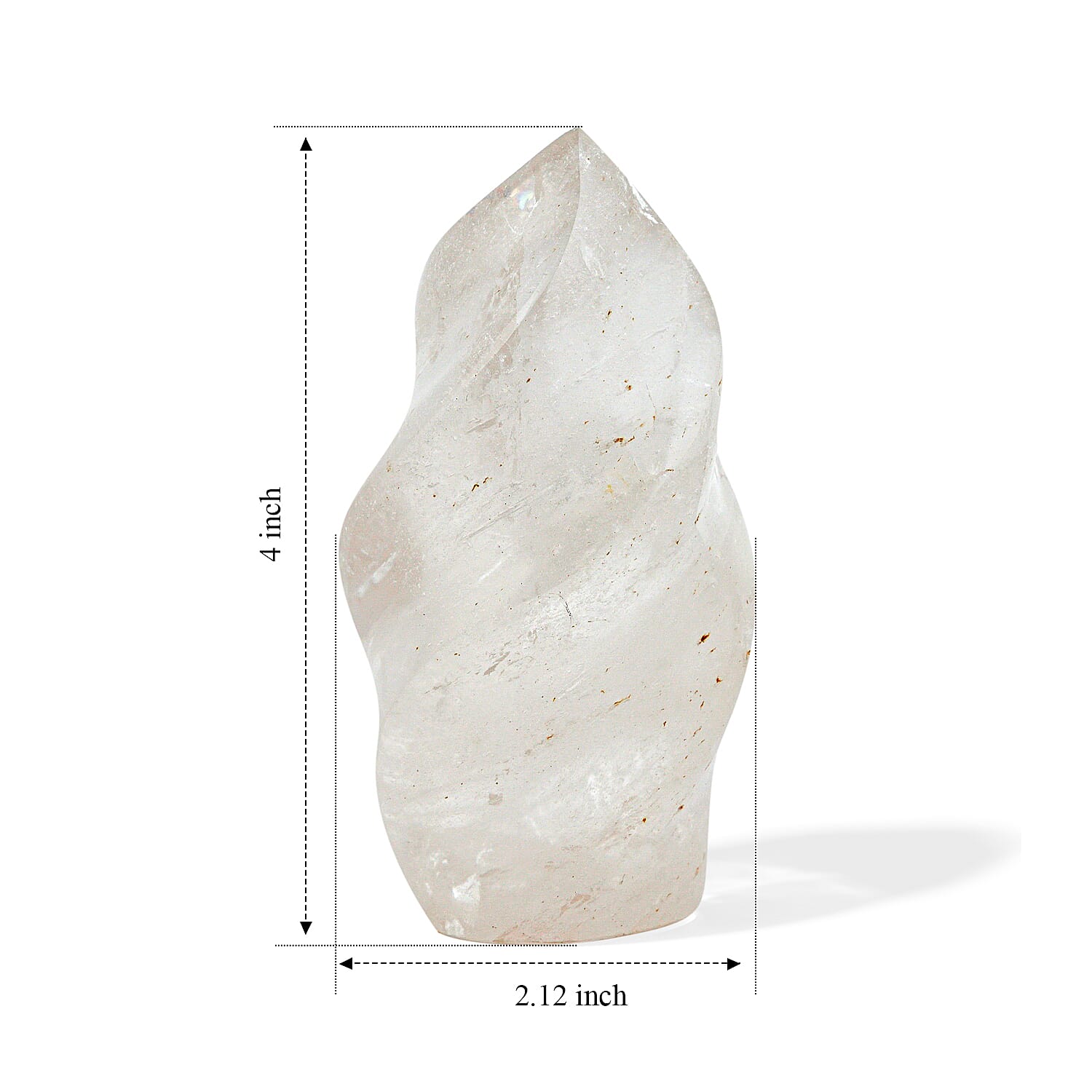 Clear Quartz Flame 4-5 Approx 3380ctw