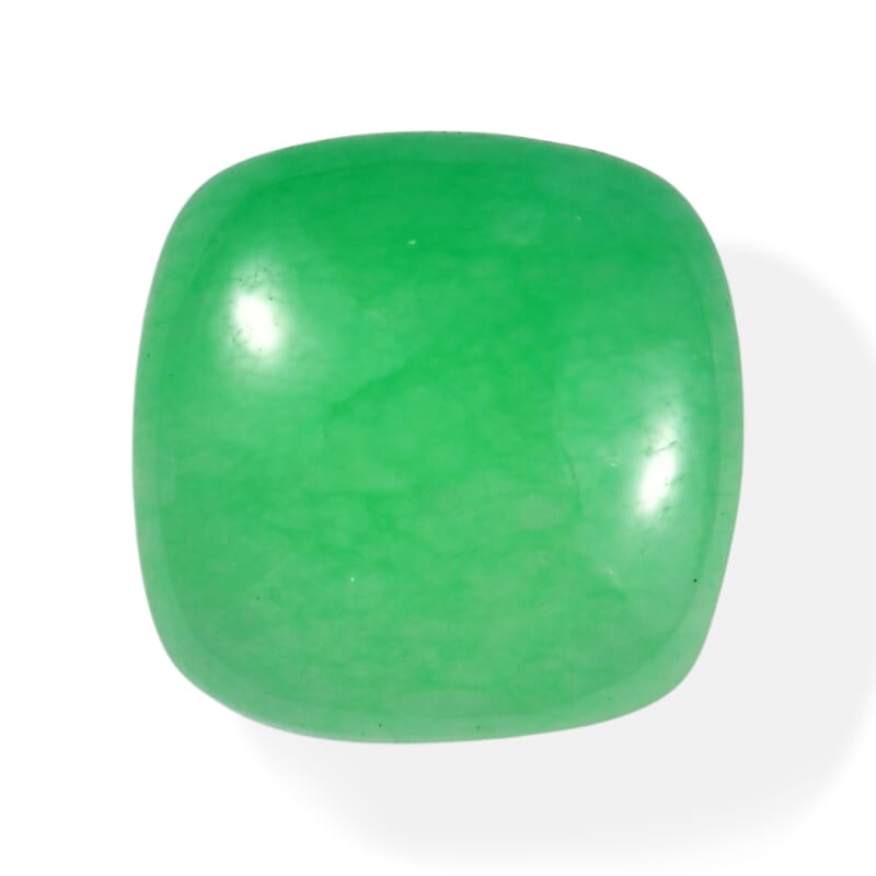 Green Jade (D) (Cush 8X8 mm) 2.33 ctw