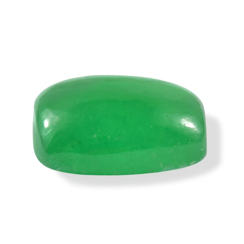 Green Jade (D) (Cush 9x7 mm) 2.30 ctw