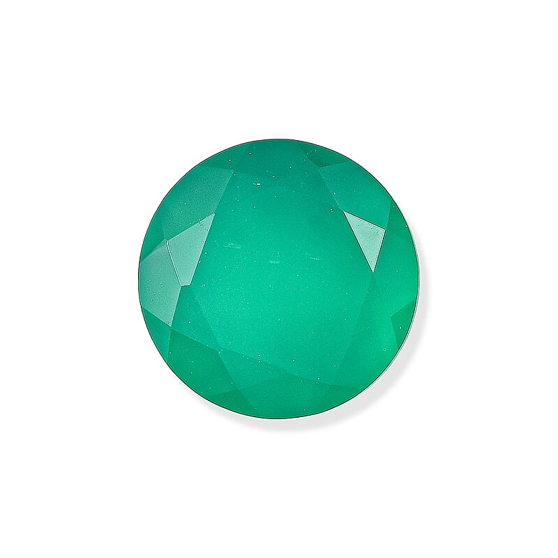 Green Onyx (Rnd 9 mm) 2.01 ctw