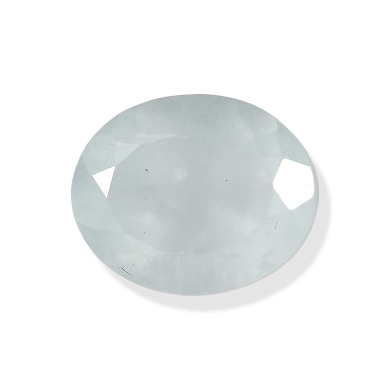 Milky Aquamarine (Ovl 10x8 mm) 2.19 ctw