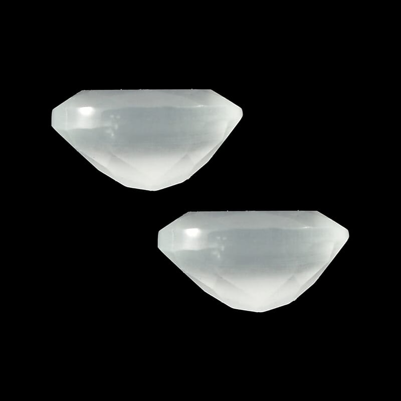 Milky Aquamarine Set of 2 (Ovl 7x5 mm) 1.25 ctw