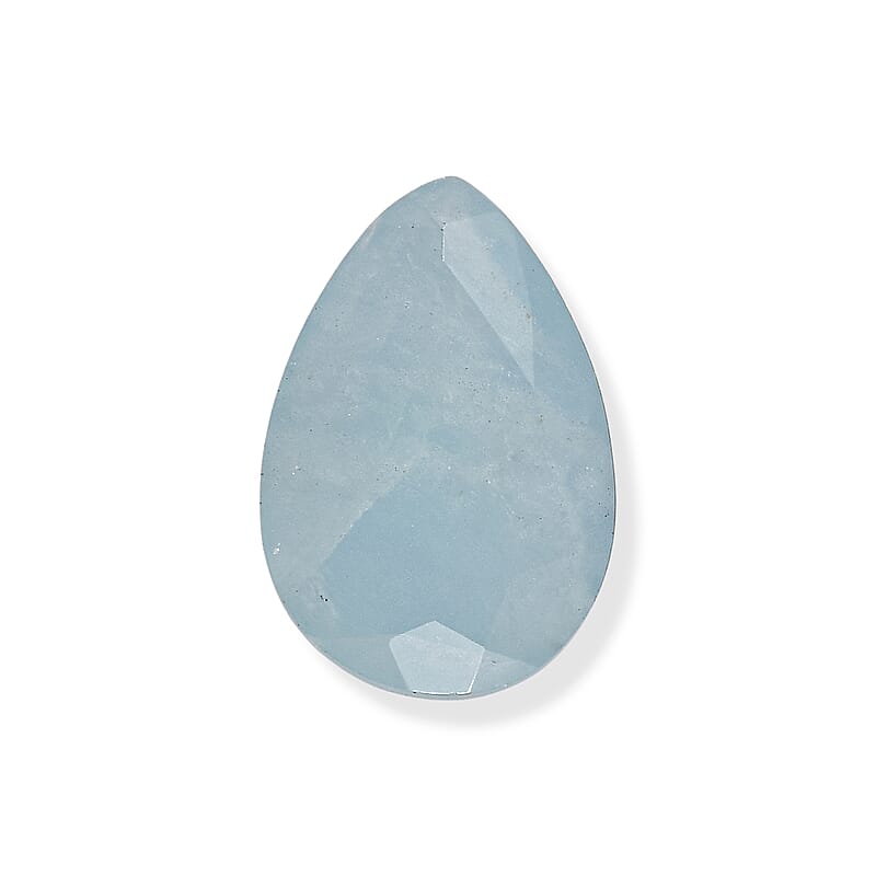 Milky Aquamarine (Pear 9x6 mm) 0.96 ctw
