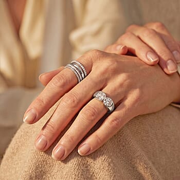 Rhodium Over Sterling Silver / 5 - Product card gallery slide 3 (10278749012281)