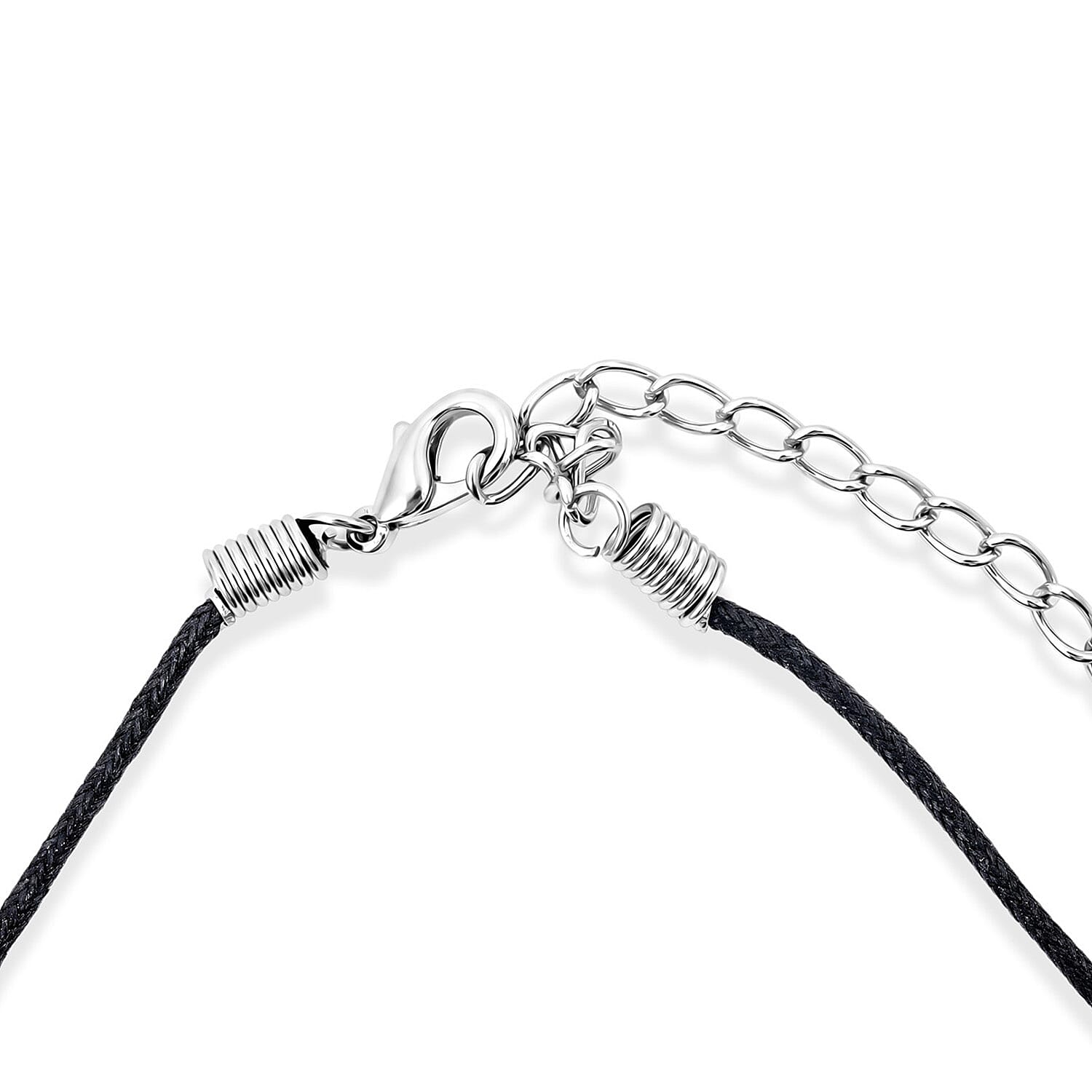 Lemon Quartz 109.00 ctw Carved Genish Necklace in Silvertone 16-19 Inches
