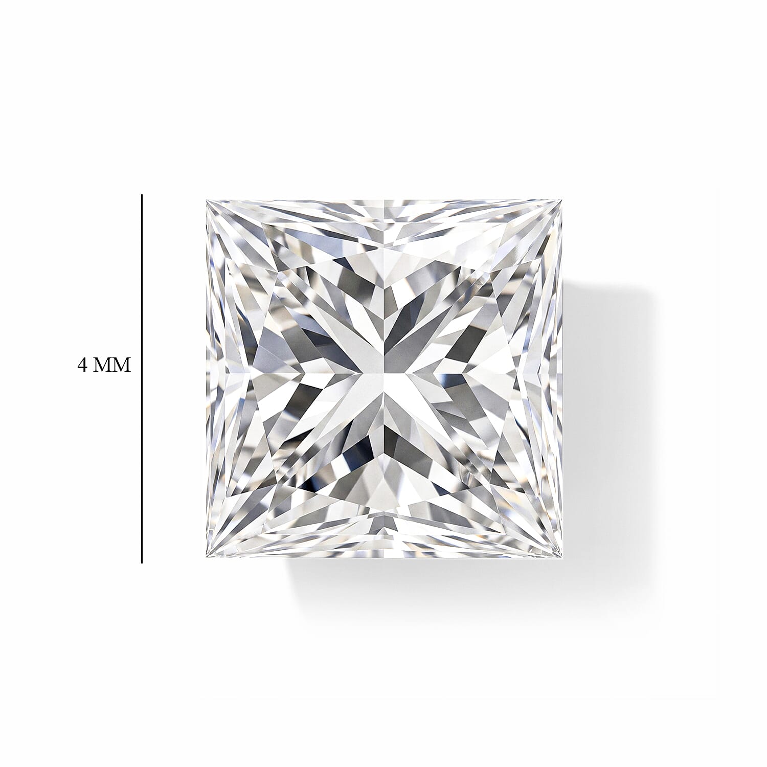 Diamond (VS1) (Princess 4mm) 0.58 ctw