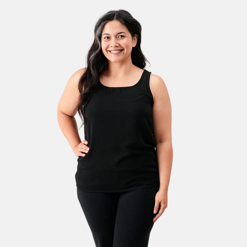 Molly and Rose Black Tank Top S