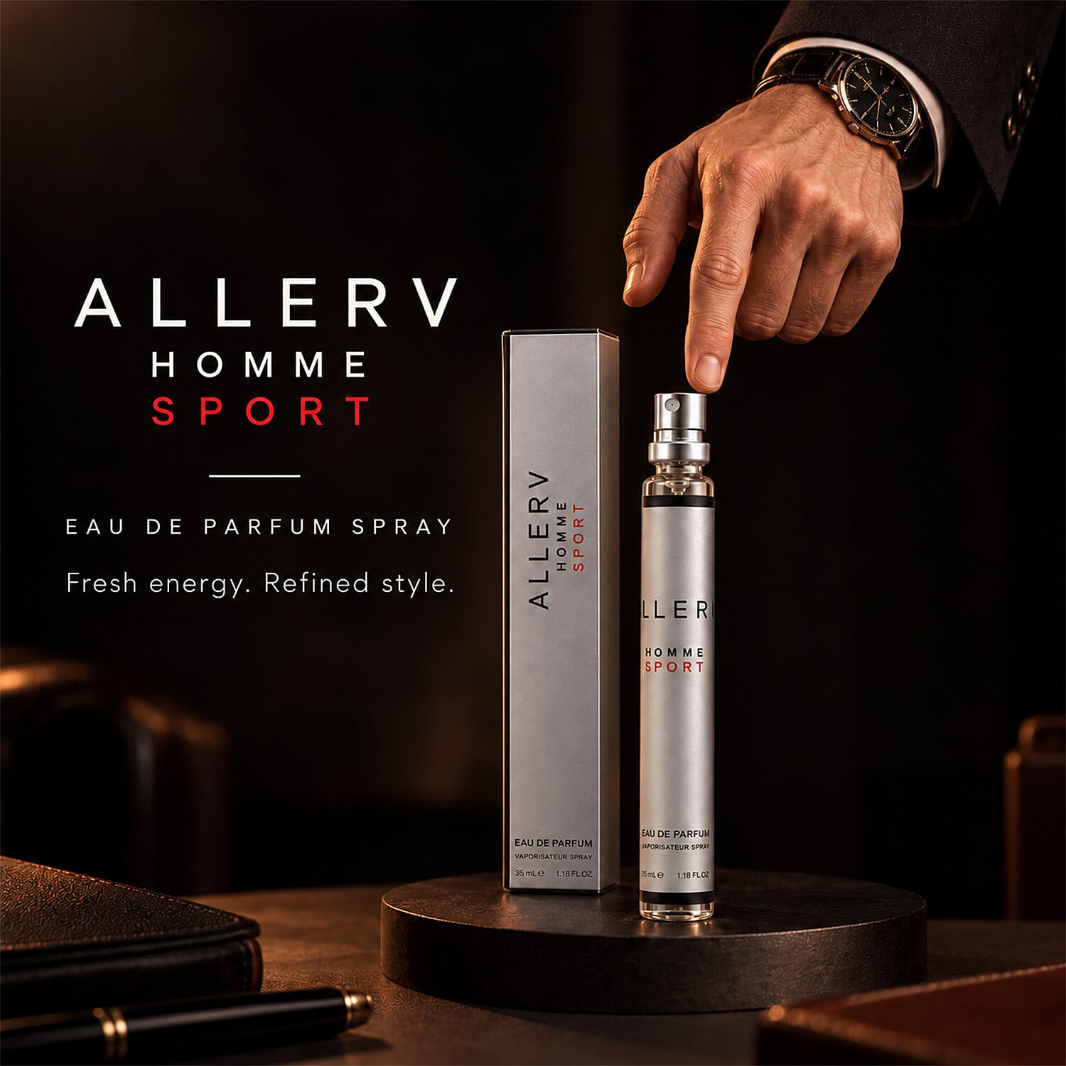 Chanel Allure Homme SportCAHSEDP.35ML: Chanel Allure Homme Sport Eau De Parfum Spray.  .35ml (1.18 US fl oz)