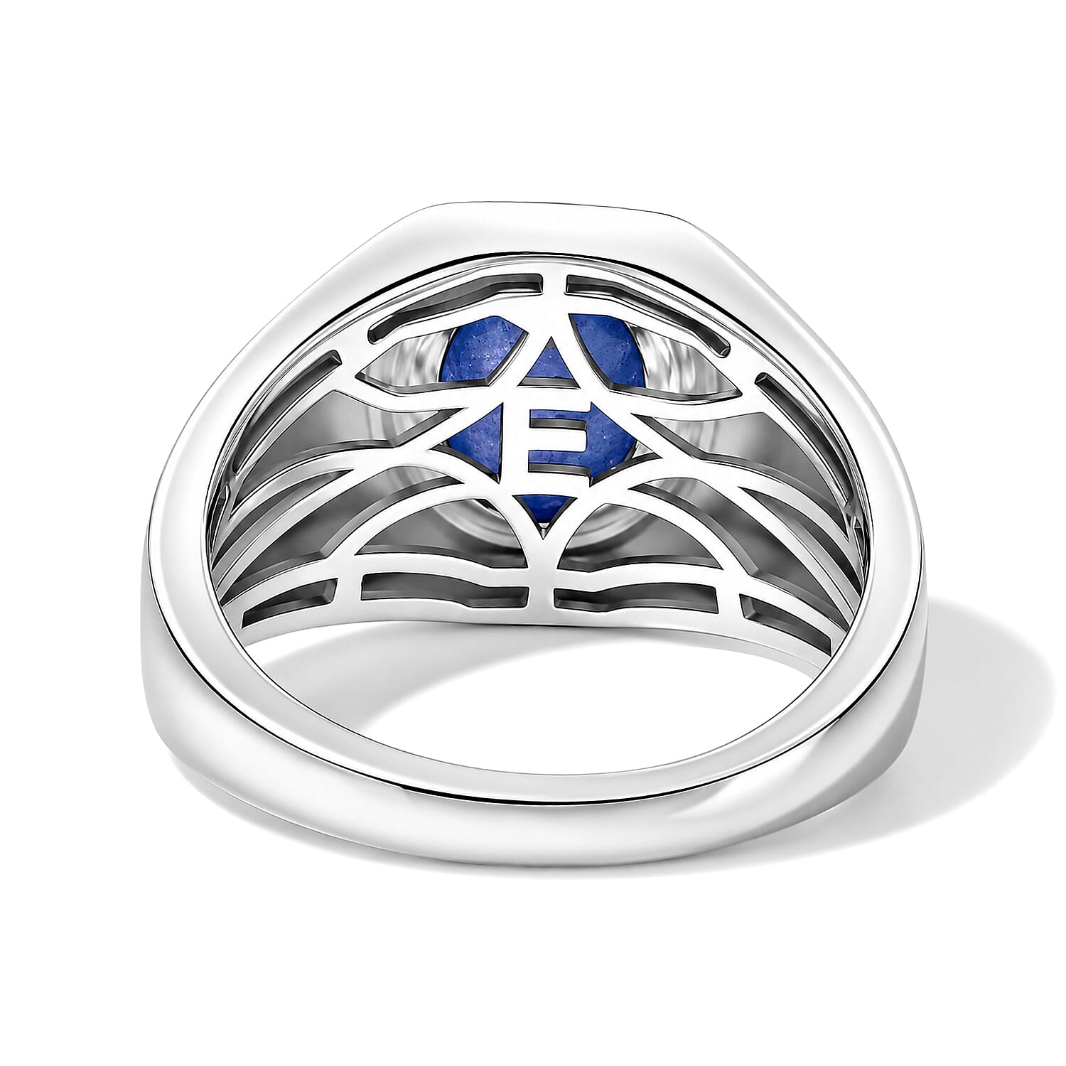 EverTrue Tanzanite 3.60 ctw Men's Ring in Platinum Bond (Size 9.0)