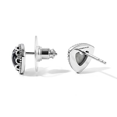 D'Joy Artisan Crafted Premium White Buffalo 2.50 ctw Earrings in Sterling Silver